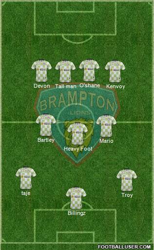 Brampton Lions FC Formation 2011