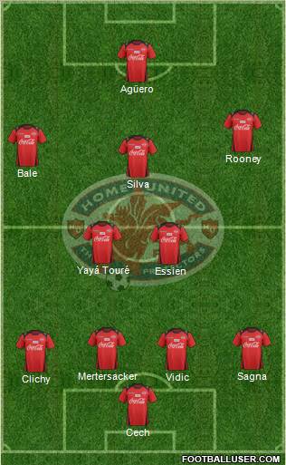 Home United FC Formation 2011
