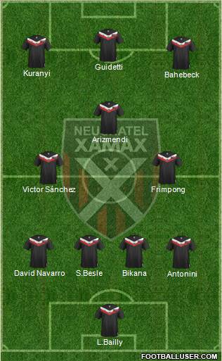 Neuchâtel Xamax FC Formation 2011