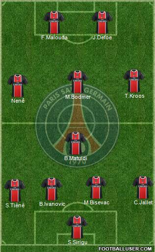 Paris Saint-Germain Formation 2011