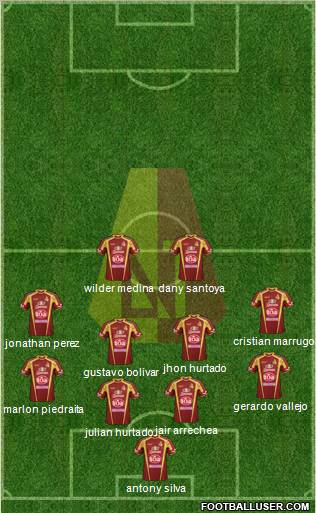 CC Deportes Tolima Formation 2011