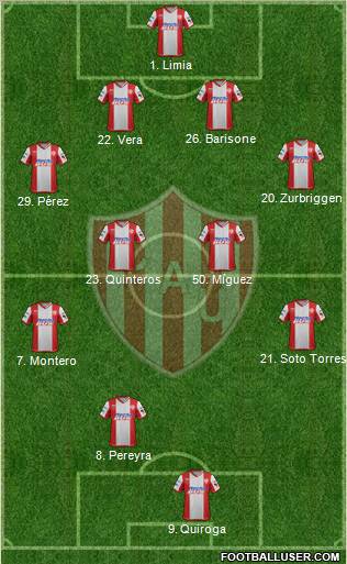 Unión de Santa Fe Formation 2011