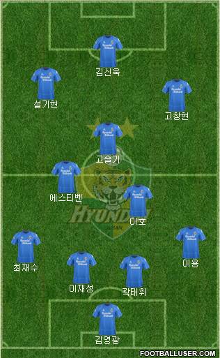 Ulsan Hyundai Formation 2011