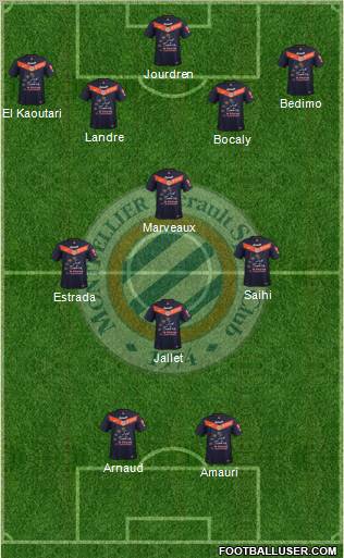 Montpellier Hérault Sport Club Formation 2011