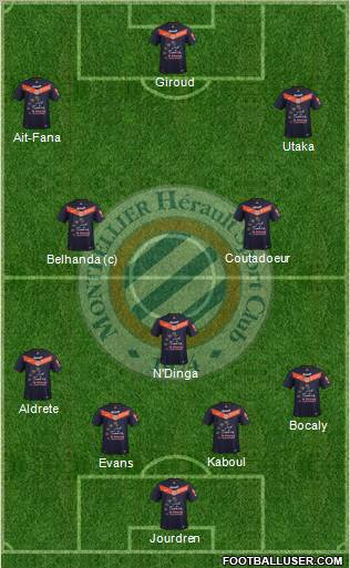 Montpellier Hérault Sport Club Formation 2011