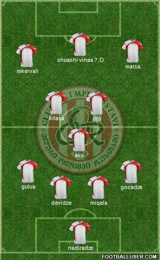 Olimpi Rustavi Formation 2011
