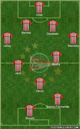 Estudiantes de La Plata Formation 2011