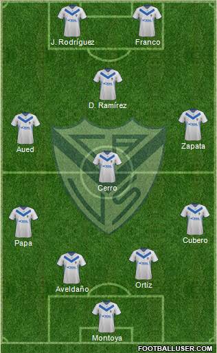 Vélez Sarsfield Formation 2011