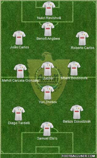 Anzhi Makhachkala Formation 2011