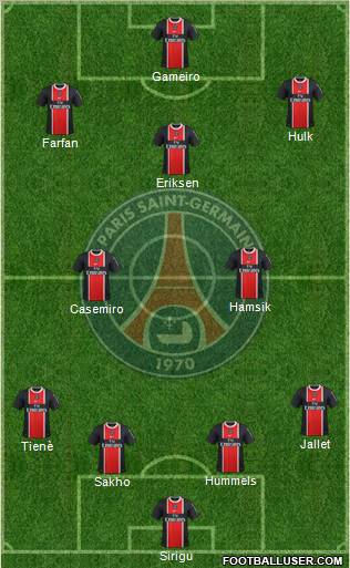 Paris Saint-Germain Formation 2011