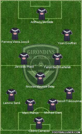 FC Girondins de Bordeaux Formation 2011