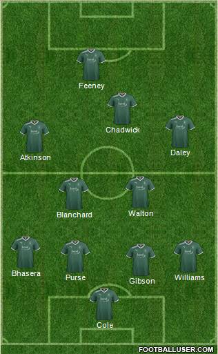 Plymouth Argyle Formation 2011