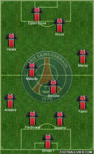 Paris Saint-Germain Formation 2011