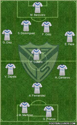 Vélez Sarsfield Formation 2011