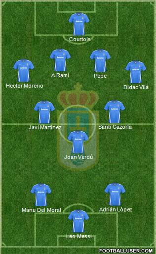 Real Oviedo S.A.D. Formation 2011