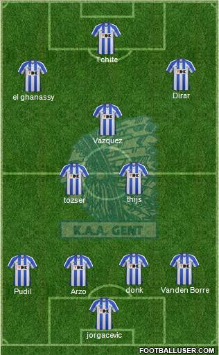 KAA Gent Formation 2011