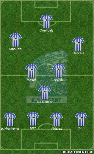 KAA Gent Formation 2011