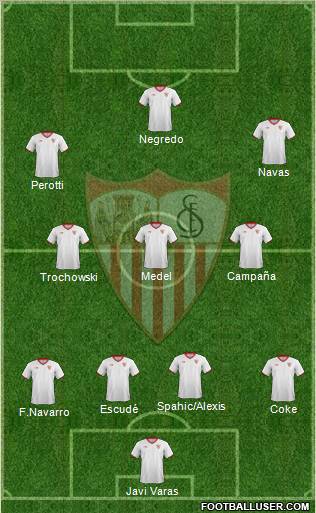 Sevilla F.C., S.A.D. Formation 2011