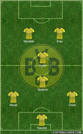 Borussia Dortmund Formation 2011