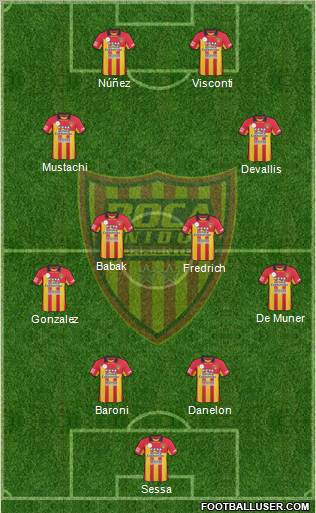 Boca Unidos Formation 2011