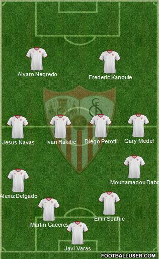 Sevilla F.C., S.A.D. Formation 2011