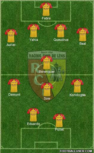 Racing Club de Lens Formation 2011