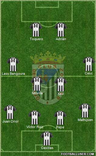 C.D. Badajoz S.A.D. Formation 2011