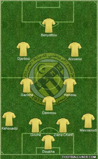 Union Sportive Madinet El-Harrach Formation 2011