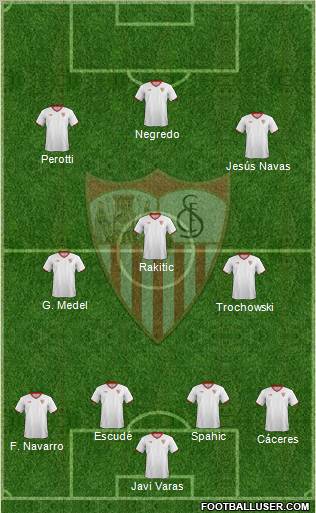 Sevilla F.C., S.A.D. Formation 2011
