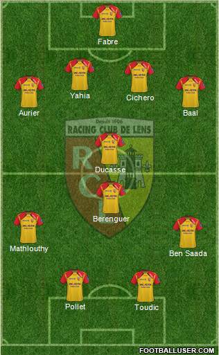 Racing Club de Lens Formation 2011