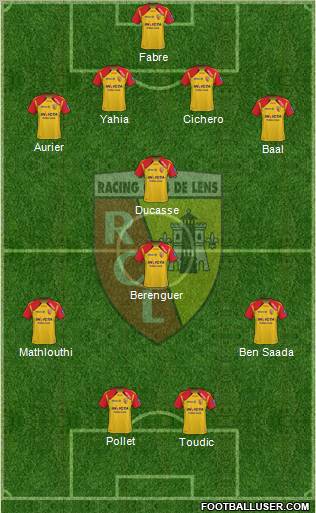 Racing Club de Lens Formation 2011