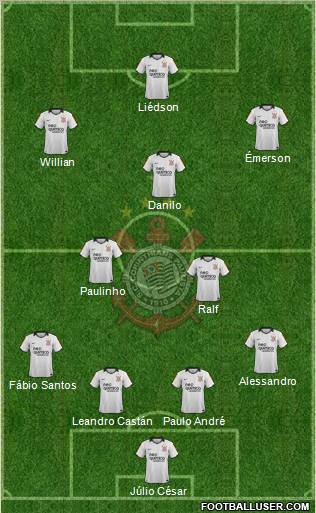 SC Corinthians Paulista Formation 2011