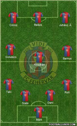 FC Fehérvár Formation 2011