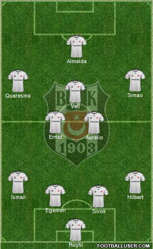 Besiktas JK Formation 2011