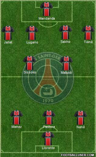 Paris Saint-Germain Formation 2011