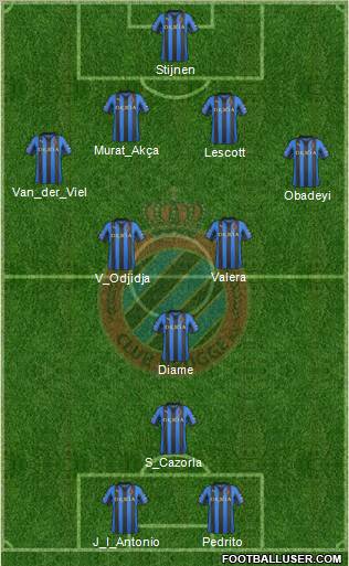 Club Brugge KV Formation 2011