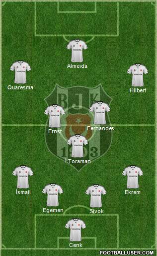 Besiktas JK Formation 2011
