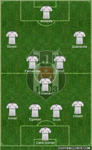 Besiktas JK Formation 2011