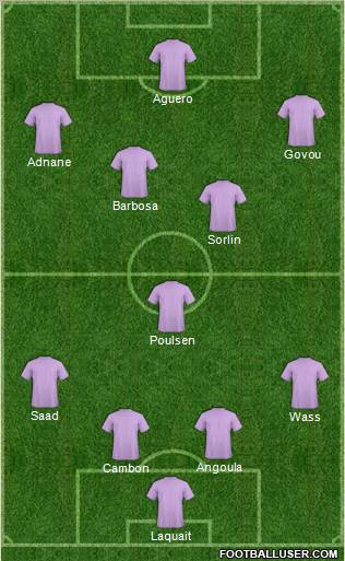 Pro Evolution Soccer Team Formation 2011