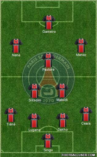 Paris Saint-Germain Formation 2011