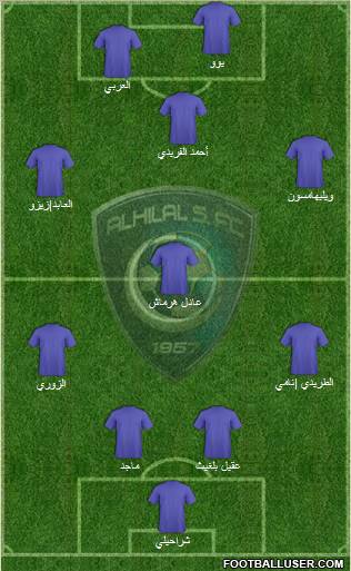 Al-Hilal (KSA) Formation 2011