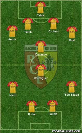 Racing Club de Lens Formation 2011