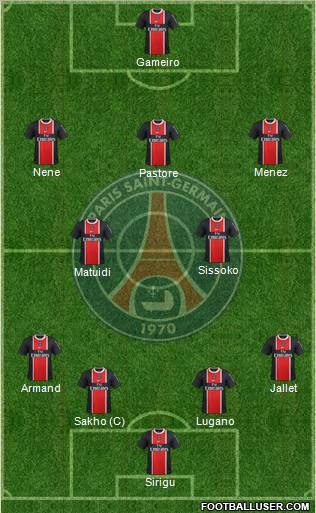Paris Saint-Germain Formation 2011