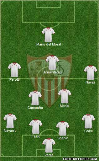 Sevilla F.C., S.A.D. Formation 2011