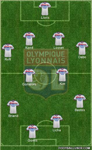 Olympique Lyonnais Formation 2011