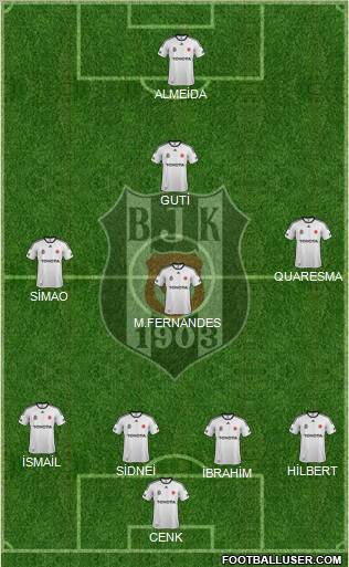 Besiktas JK Formation 2011