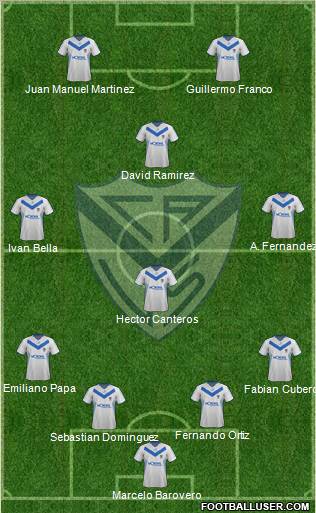 Vélez Sarsfield Formation 2011