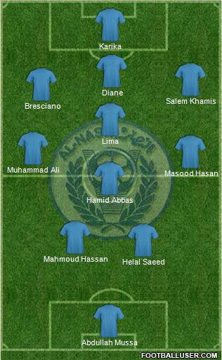 Al-Nassr (UAE) Formation 2011