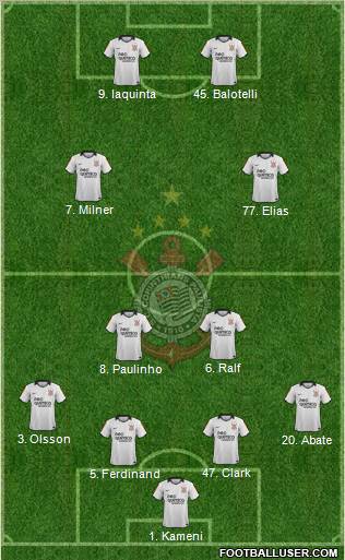 SC Corinthians Paulista Formation 2011