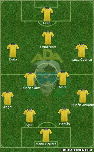 A.D. Alcorcón Formation 2011
